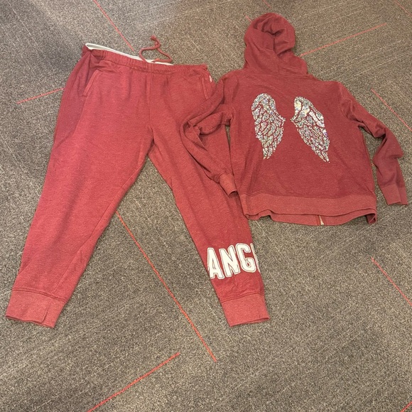 Victoria's Secret Other - Victoria's Secret Super Model Angel Sweatsuit Size Large Bling SequenceY2K 2010s